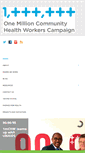 Mobile Screenshot of 1millionhealthworkers.org